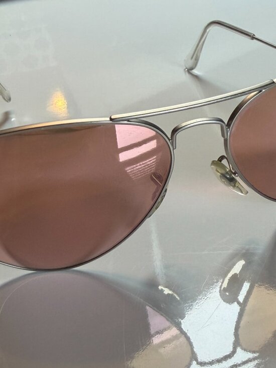 Ray-Ban Large Aviator Metal Pink